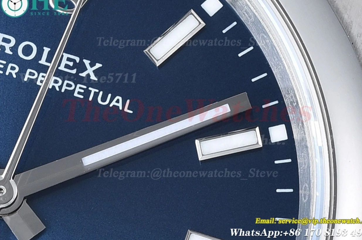 SS A3230 EWF 36mm Perpetual 126000 Blue Oyster SS Dial 0320